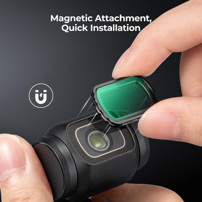 فیلتر دیفیوزر Black mist 1/4 برای DJI Osmo Pocket 3