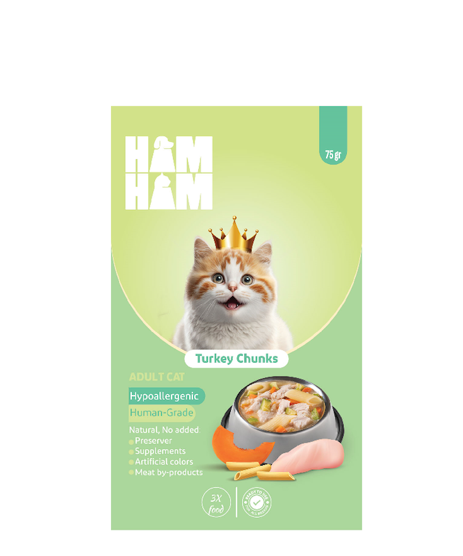 پوچ هام هام بوقلمون - ۷۵ گرمی 