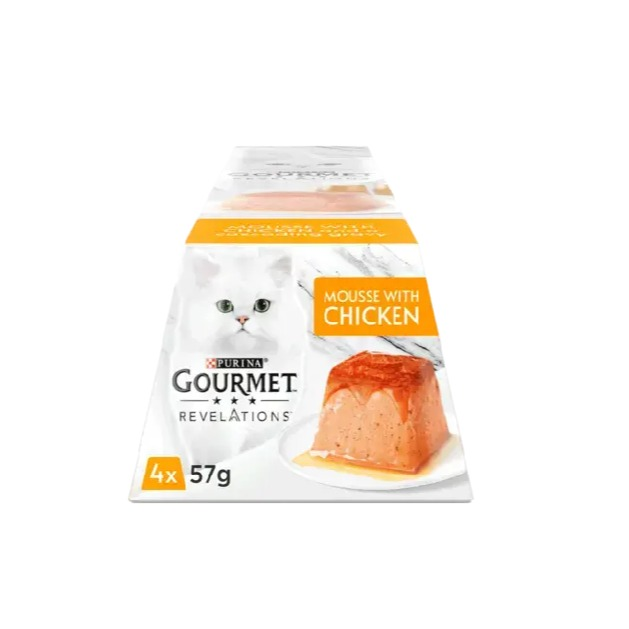 دسر روولوشن طعم مرغ  گورمت 114 گرمی 