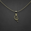 گردنبند طلا 18 عیار زنانه مدوپد مدل پروانه کد S1121
