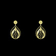 گوشواره طلا مدل هندسی کد GA10028