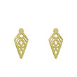 گوشواره طلا مدل هندسی کد GA10055