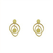 گوشواره طلا مدل حلقه کد GA10061