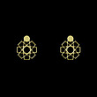 گوشواره طلا مدل اسلیمی کد GA10064