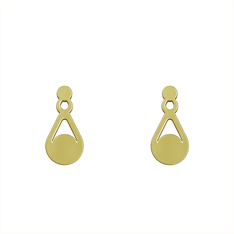 گوشواره طلا مدل هندسی کد GA10103