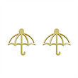 گوشواره طلا مدل چتر کد GA10184