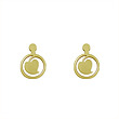 گوشواره طلا مدل قلب کد GA10190