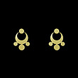 گوشواره طلا مدل هندسی کد GA10194
