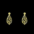 گوشواره طلا مدل اشک کد GA10484
