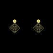 گوشواره طلا مدل لوزی کد GA10487