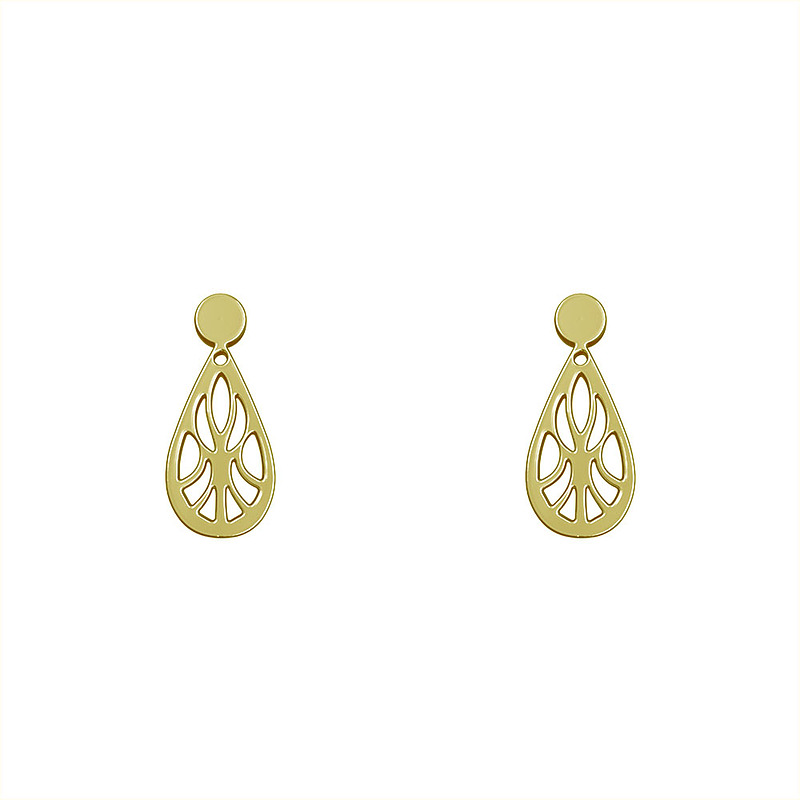 گوشواره طلا مدل اشک کد GA10497