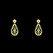 گوشواره طلا مدل اشک کد GA10497