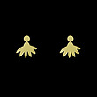 گوشواره طلا مدل برگ کد GA10515