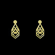 گوشواره طلا مدل هندسی کد GA10550