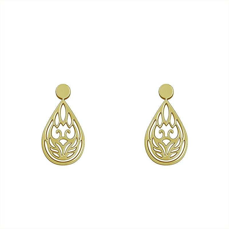 گوشواره طلا مدل اشک کد GA10614
