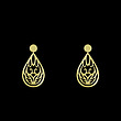 گوشواره طلا مدل اشک کد GA10614