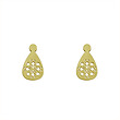 گوشواره طلا مدل گل کد GA10630