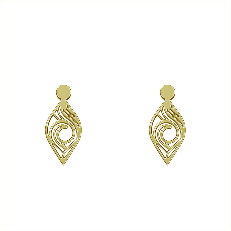 گوشواره طلا مدل اشک کد GA10631