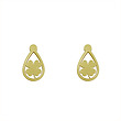 گوشواره طلا مدل گل کد GA10645