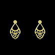 گوشواره طلا مدل هندسی کد GA10652