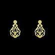 گوشواره طلا مدل هندسی کد GA10654