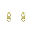 گوشواره طلا مدل قلب کد GA10700