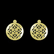 گوشواره طلا مدل دایره کد GA10721