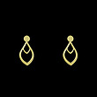 گوشواره طلا مدل اشک کد GA10725