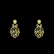 گوشواره طلا مدل هندسی کد GA10779