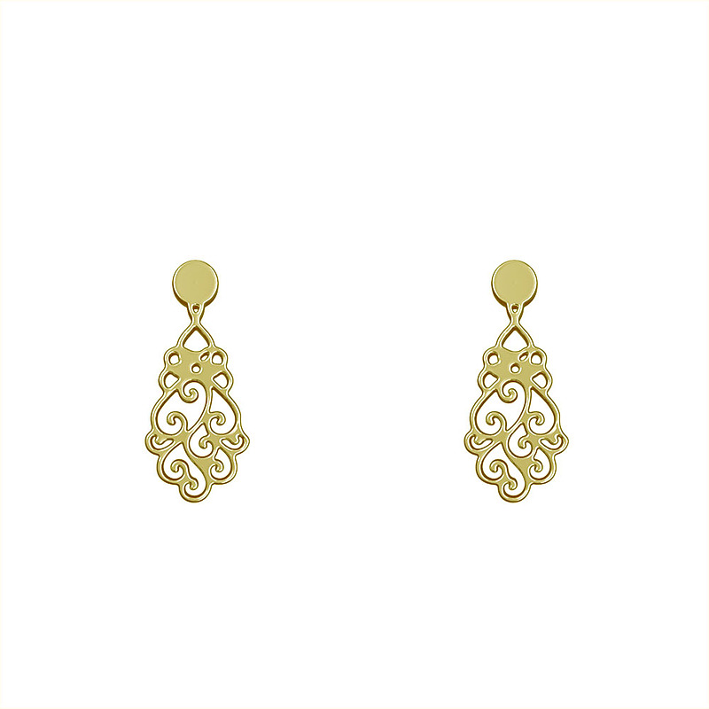 گوشواره طلا مدل اسلیمی کد GA10792