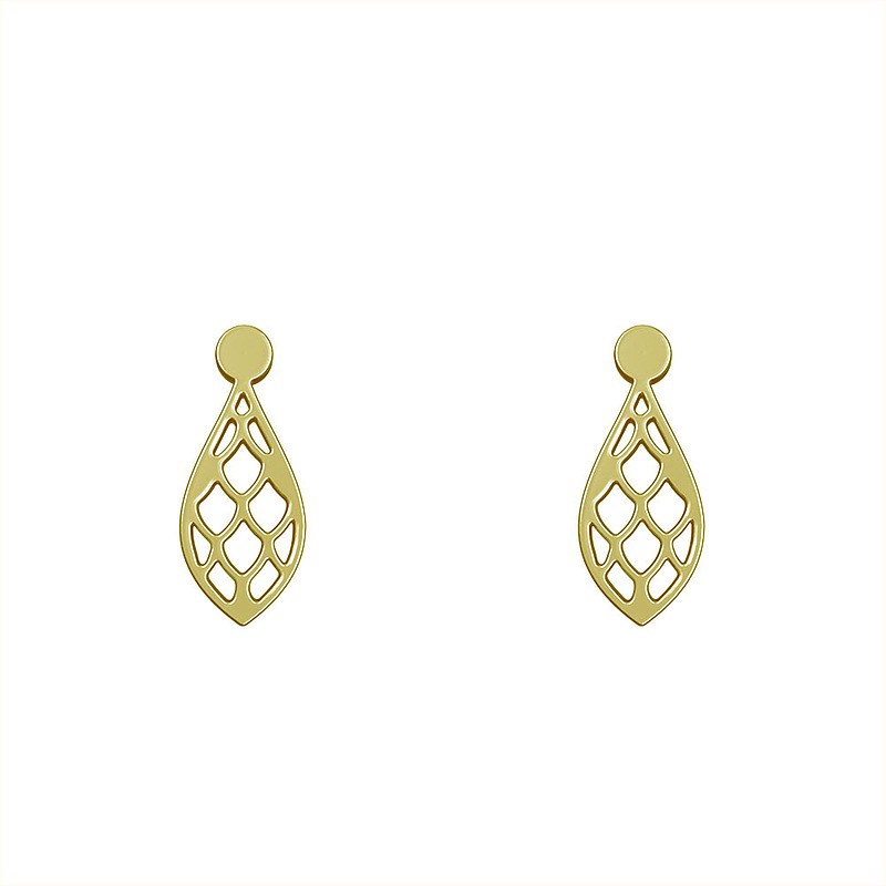 گوشواره طلا مدل اشک کد GA10825