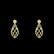 گوشواره طلا مدل اشک کد GA10825