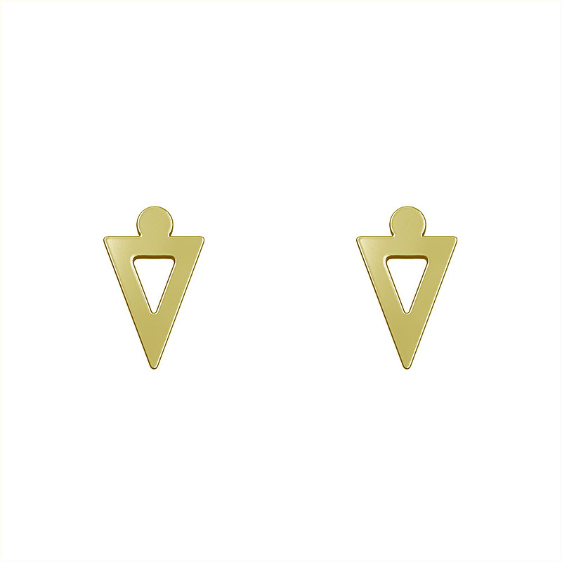 گوشواره طلا مدل مثلث کد GA10833