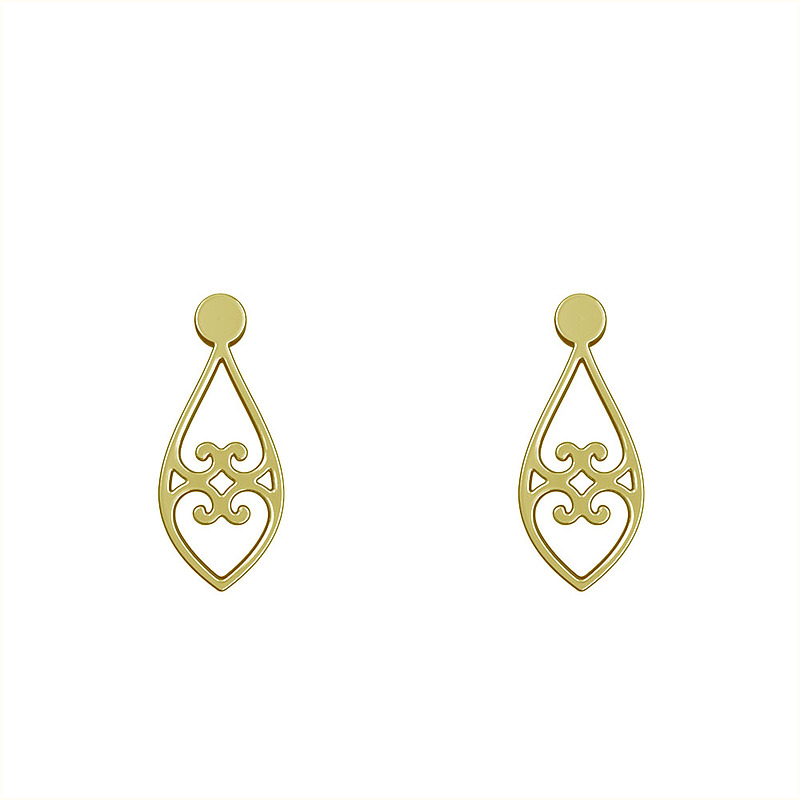 گوشواره طلا مدل اشک کد GA10845