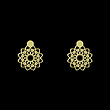 گوشواره طلا مدل گل کد GA10854