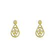 گوشواره طلا مدل اشک کد GA10874