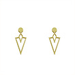 گوشواره طلا مدل مثلث کد GA10889