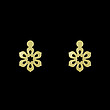 گوشواره طلا مدل گل کد GA10897