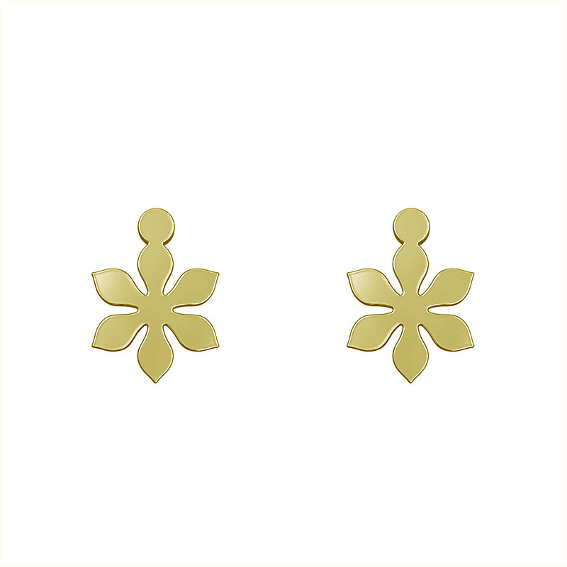 گوشواره طلا مدل گل کد GA10901