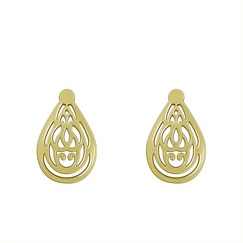 گوشواره طلا مدل اشک کد GA10980