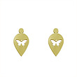 گوشواره طلا مدل پروانه کد GA11159