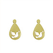 گوشواره طلا مدل پرنده کد GA11216