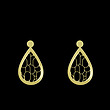 گوشواره طلا مدل اشک کد GA11229