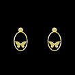 گوشواره طلا مدل پروانه کد GA11267