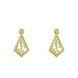 گوشواره طلا مدل لوزی کد GA11275