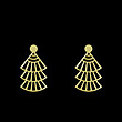 گوشواره طلا مدل هندسی کد GA11360