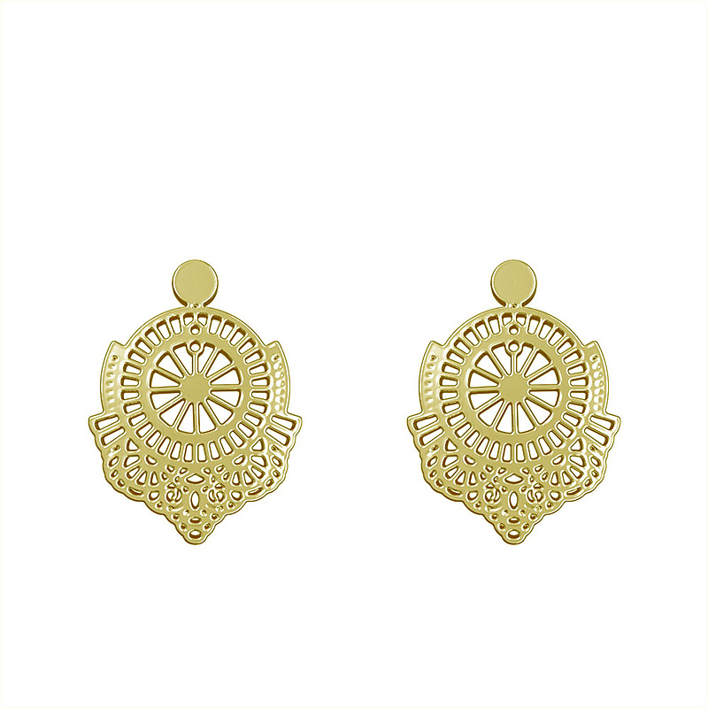 گوشواره طلا مدل هندسی کد GA11451