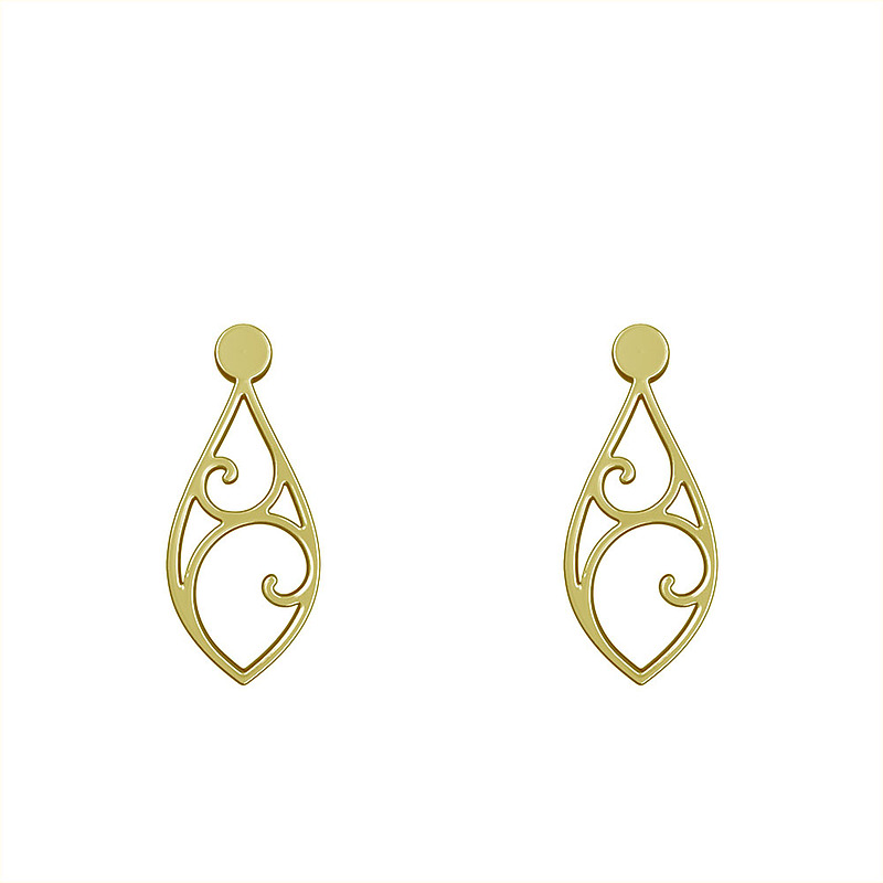 گوشواره طلا مدل هندسی کد GA11509