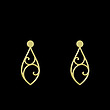 گوشواره طلا مدل هندسی کد GA11509