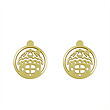 گوشواره طلا مدل خانه کد GA11532